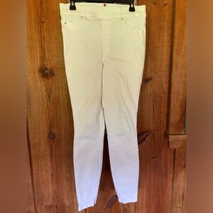 Spanx White Ankle Skinny Jeans Tall Size L